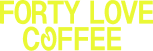 Forty Love Coffee Logo